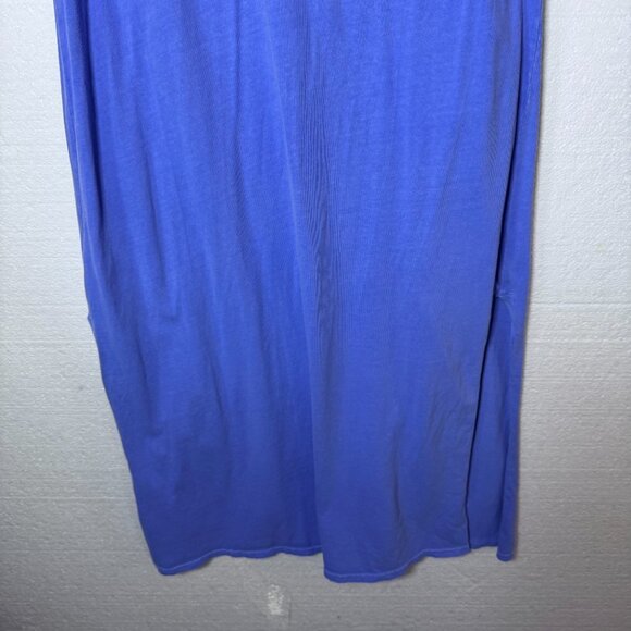 Fresh Produce Womens Medium Blue Maxi Dress Sleeveless Square Neck Beach Cotton - Picture 8 of 11